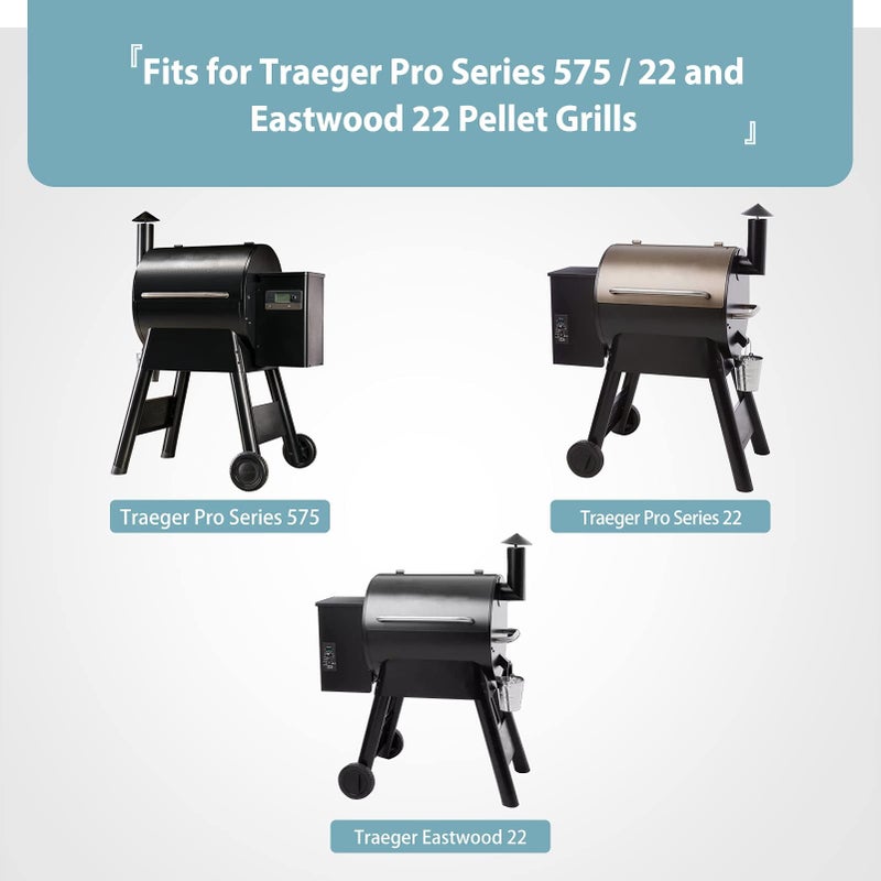 SHINESTAR Upgraded Grill Cover for Traeger Pro Series 575/22, Lil Tex Elite, Eastwood & Waterproof, Special Zipper Design, Easy to Put On and Take Off - Image 2